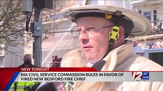 Commission rules former New Bedford fire chief was not faking injuries while on leave