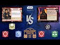 Commentary | Vader Green vs Cassian Blue | Star Wars Unlimited | Gameplay