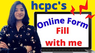 HCPC Registration Process in 2026- Online Form - Application for International Graduates