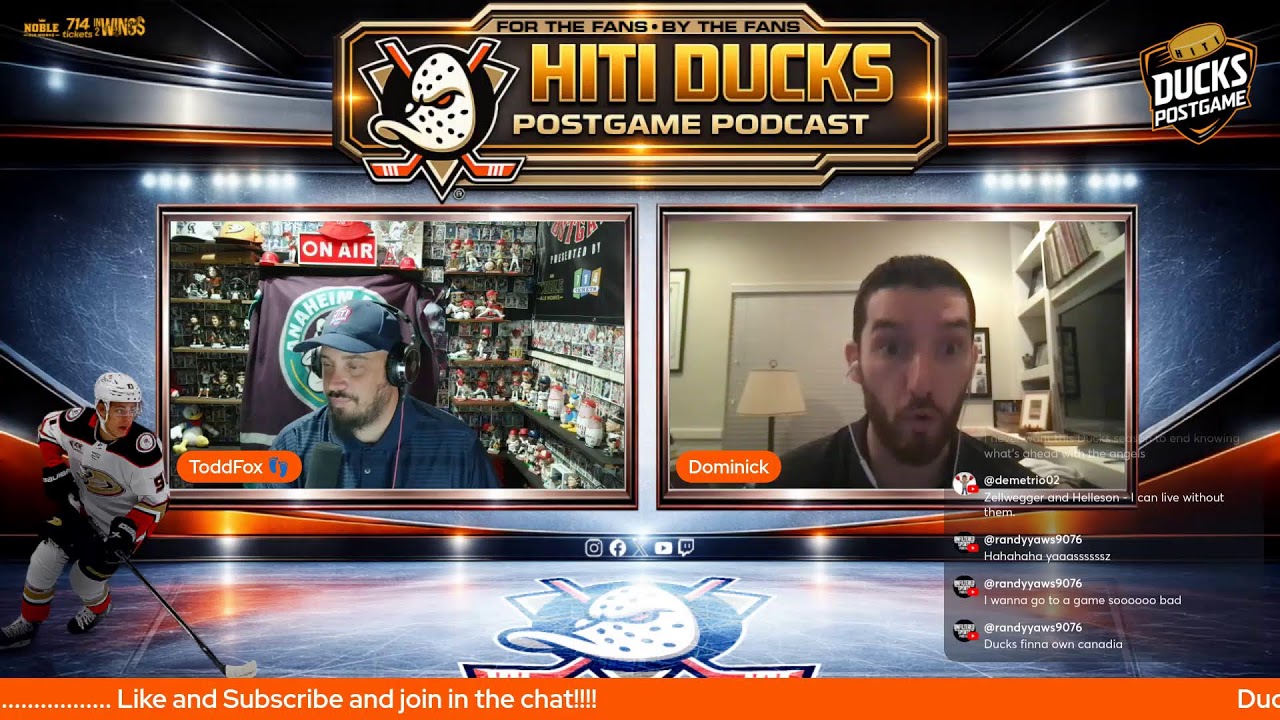 Nhl Ducks postgame show