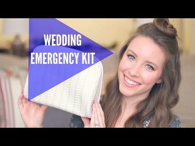 DIY WEDDING EMERGENCY KIT & WEDDING WEEKEND ESSENTIALS