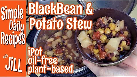 What We Ate for Mondays Supper-Black Bean & Potato...