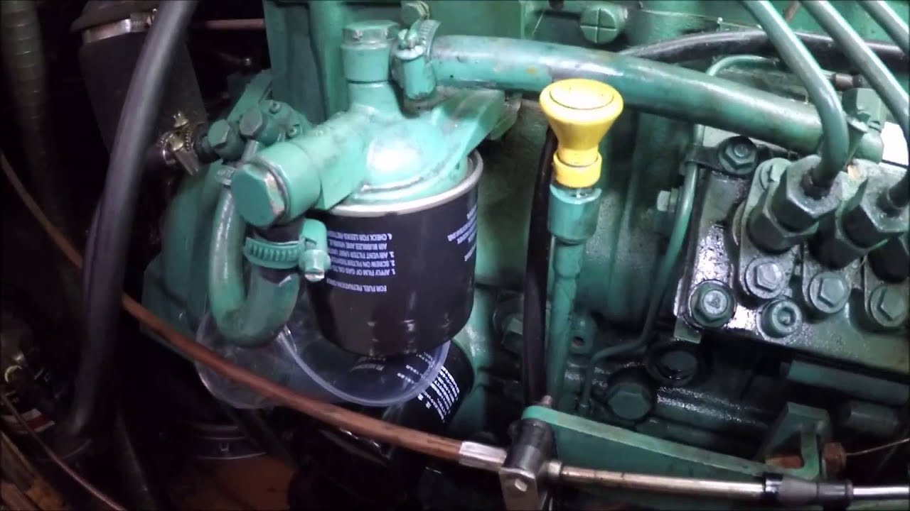 How to change the diesel filter and pre filter on a Volvo ... volvo penta md11c wiring diagram 
