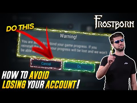 How to AVOID Losing Your Account and How to Get it Back! Frostborn - JCF