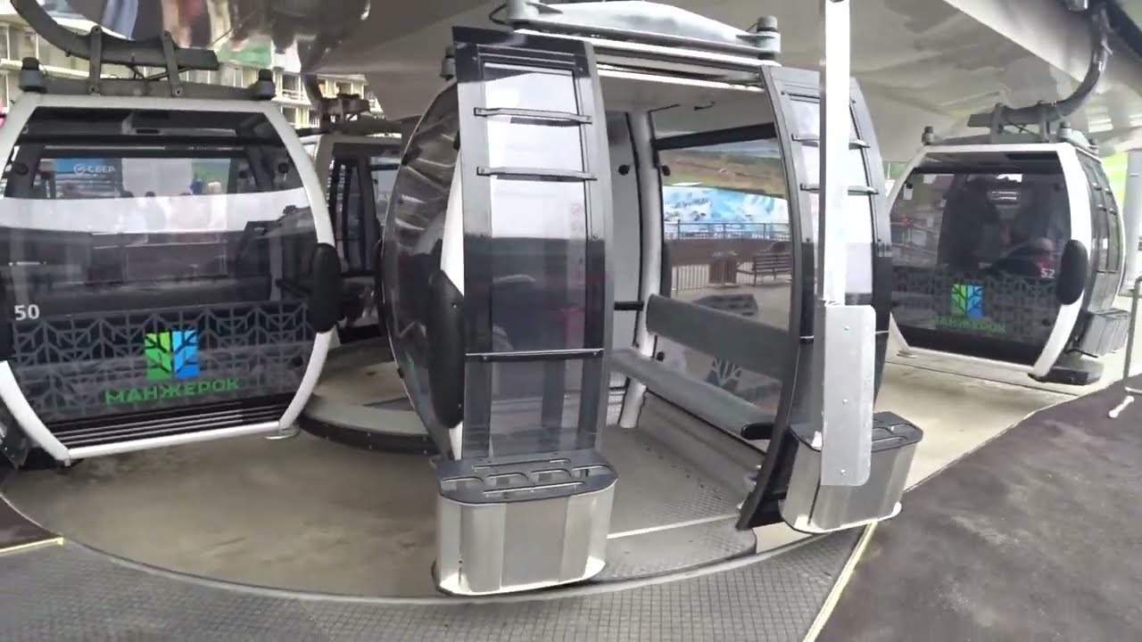 изменения в горном курорте Манжерок - цены на воду просто шок -  спуск в сильный ветер