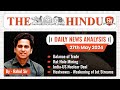 The hindu newspaper analysis  27 may 2024  upsc cse 