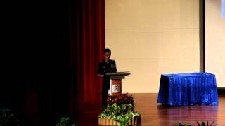 SPF-NPCC Badge Presentation Ceremony 2012: Valedictory Speech