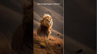 Fantasy Fables! Inner strength! #shorts #shortsfeed #cute #lion#motivation