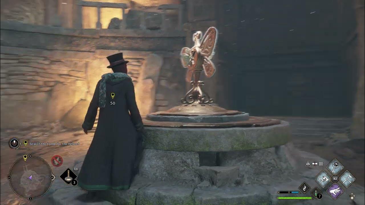 Hogwarts Legacy The Helm of Urtkot Four Butterflies Spinning Lever