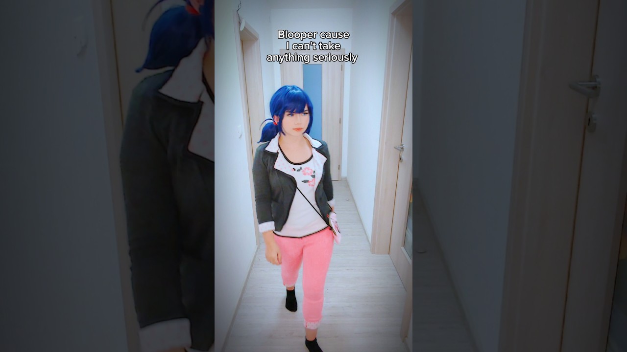 I'm sorry everyone 😂Blooper | Chloé & Marinette@nikkihatsunecosplay #miraculous #cosplay #shorts