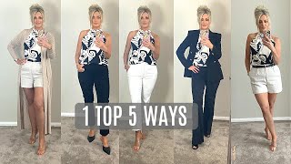 One Top  Five Looks