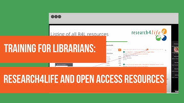 Research4Life and Open Access Resources
