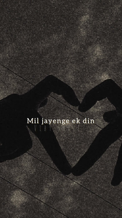 hum dono kahi pe mil jayenge ek din 😿#aestheticreelstatus #sad #lyrics