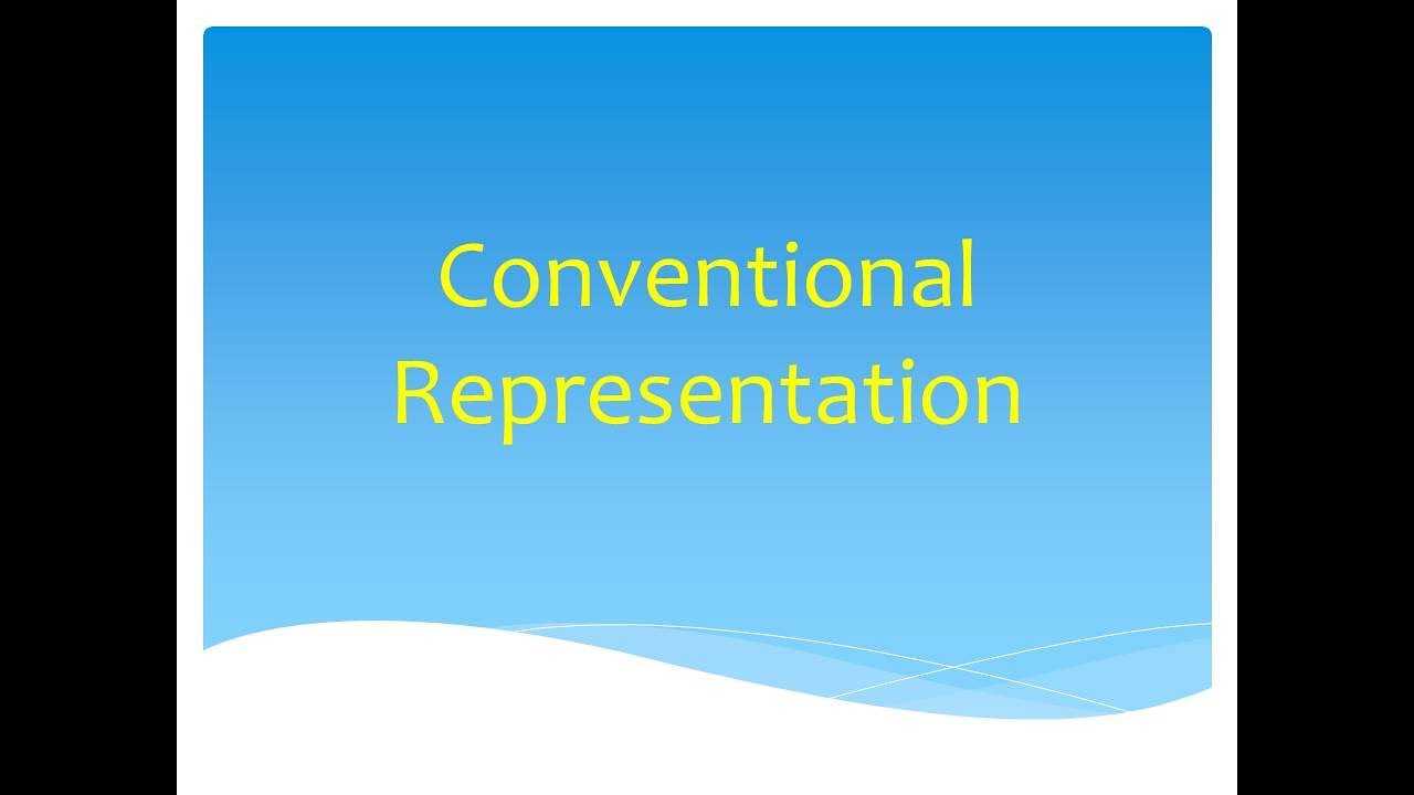 what is conventional representation