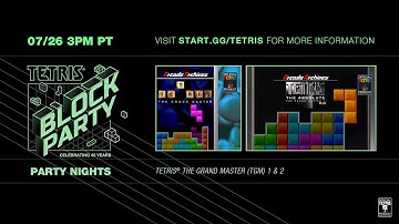 Tetris Block Party - Tetris The Grand Master (TGM) 1 & 2 Showcase