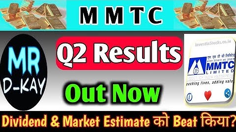mmtc share Q2 result 2026 🔥 mmtc share latest news | mmtc share latest news today | mmtc share news
