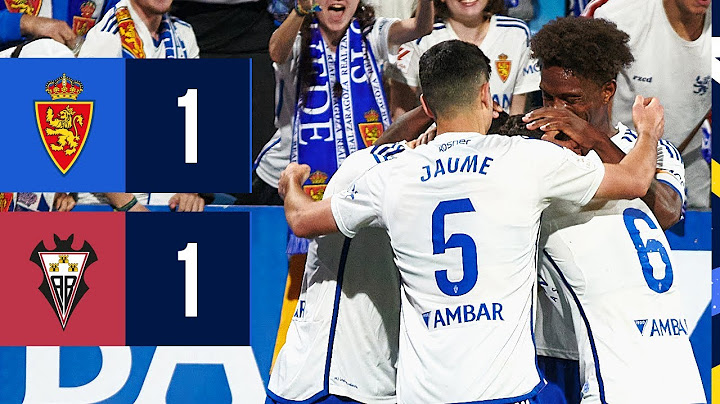 📹 𝗥𝗘𝗦𝗨𝗠𝗘𝗡 | Empate entre Real Zaragoza y Albacete BP (1-1) en la jornada 42 de LaLiga Hypermotion