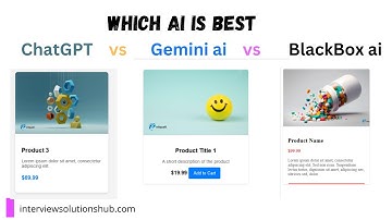 ChatGPT vs. Gemini vs. BlackBox AI: Which AI chatbot won?