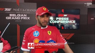Download Lagu Lewis Hamilton POST-RACE INTERVIEW at BELGIUM GP - P7 MP3 Download Lagu Lewis Hamilton POST-RACE INTERVIEW at BELGIUM GP - P7 MP3