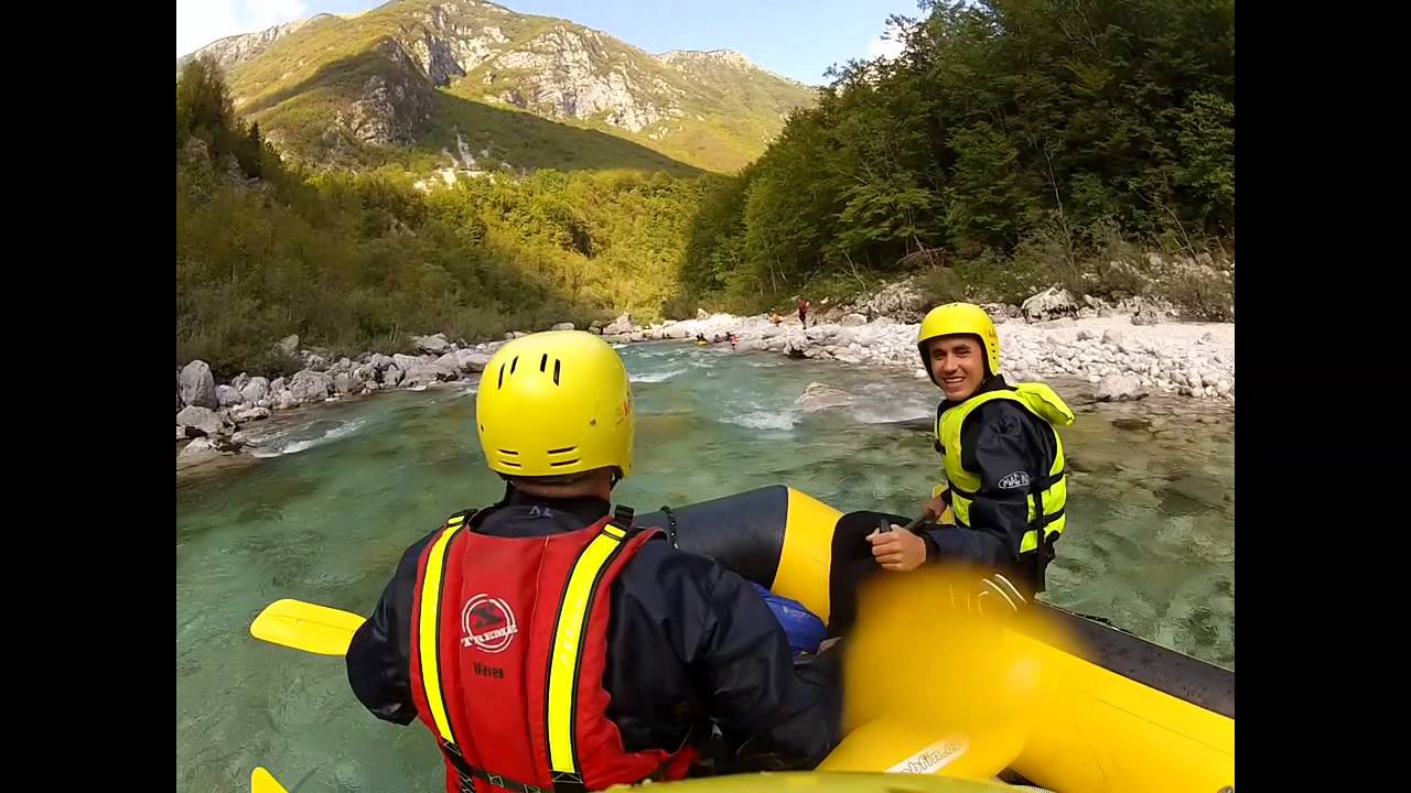 Rafting Soča, Slovinsko - YouTube