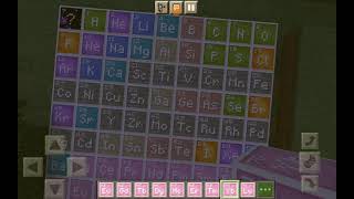 Information Periodic Table In MineCraft!! || MC Race Pt.1 Guide