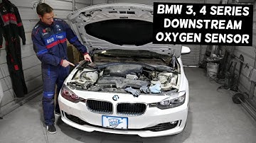 BMW DOWNSTREAM OXYGEN SENSOR 2 LOCATION REPLACEMENT EXPLAINED F30 F31 F32 F33 F34 320i 328i 420i 428