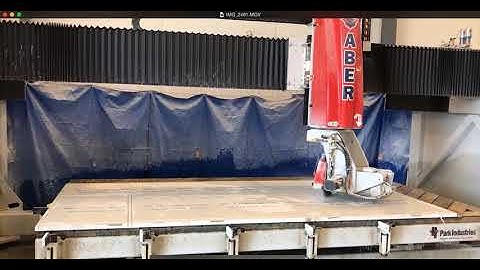 2017 Park Industries Saber 5 axis cnc bridge saw