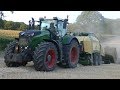 Fendt 1038 Vario HighSpeed Baling w/ Krone Big Pack 4X4 Baler | Harvest 2018 | Danish Agriculture