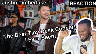 Completely Justified  Justin Timberlake Tiny Desk Reaction By Eldric  Valentine
