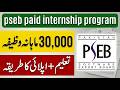 PSEB Skill Bridge Internship 2026 Batch 3 | How to Apply Online | 30,000 Stipend