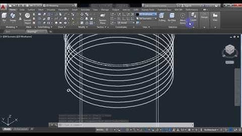 AutoCAD tutorial - how to make thread outside of a pipe