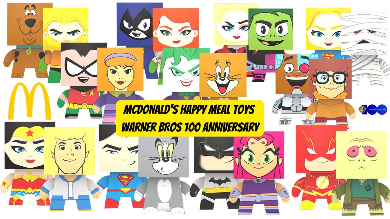 McDonald's Happy Meal Toys Jan-Feb 2023 - Warner Bros 100