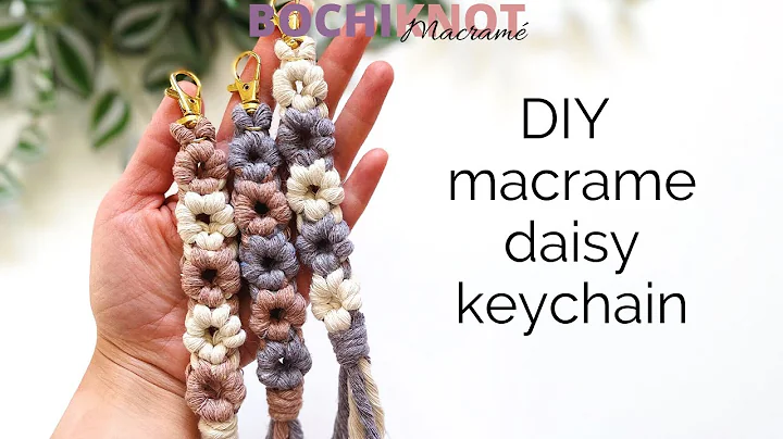 Step-by-Step Guide: How to Make a Macrame Daisy Keychain Tutorial