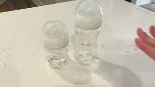 Philips Avent Natural Glass Bottles REVIEW - Perfect for easy cleaning