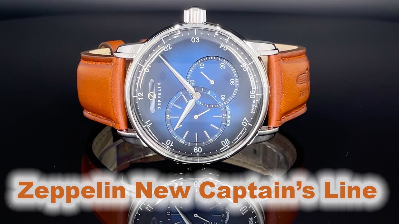 Zeppelin New Captain\'s Line 8662-3 Karóra - YouTube