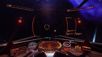 Elite Dangerous. Death Spiral. Flying near White Dwarf.
