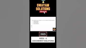 Soft Skill Development Week 6 Assignment Solutions | SWAYAM NPTEL | JAN-APR 2025 | SUBSCRIBE