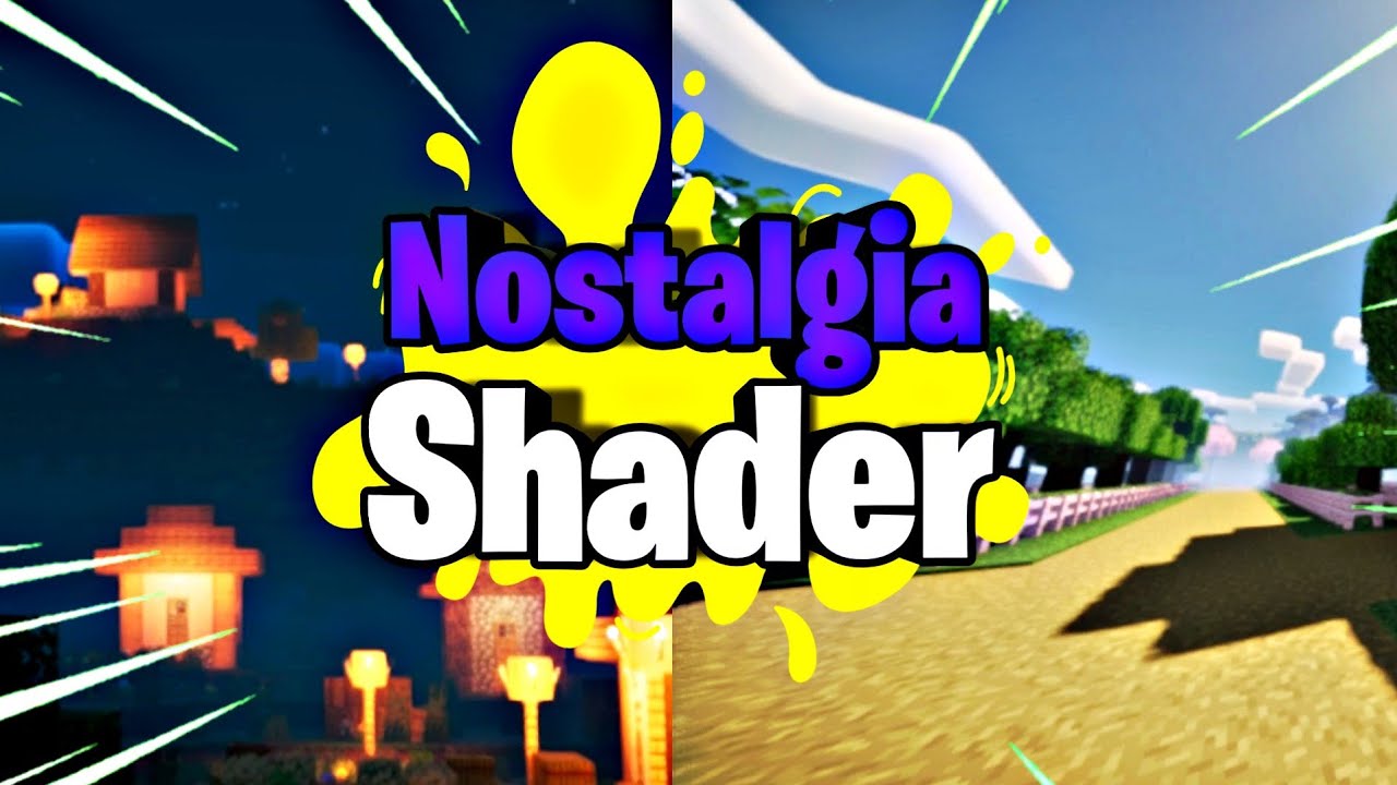 El mejor Shader de minecraft 1.20 Nostalgia Shader - YouTube