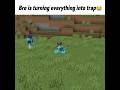 the move was wild 🤯#gaming #traps #minecraft #gameplay #shorts #minecraftpvp #judelow