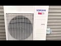 Samsung wind-Free 2.0 single zone 24,000BTU ductless mini-split high efficient Heat Pump install