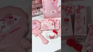 hello kitty makeup set ❤️😽 #shortvideo #cbeauty #chinesemakeup #xiaohongshu #douyinmakeup #unboxing