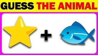 ▶Guess The Animal By Emoji  Animal Emoji Quiz | Easy Quizy