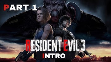 RESIDENT EVIL 3 REMAKE Walkthrough Gameplay Part 1 - INTRO (RE3 NEMESIS) مترجم بالعربية