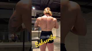 Female Bodybuilder Back Pose