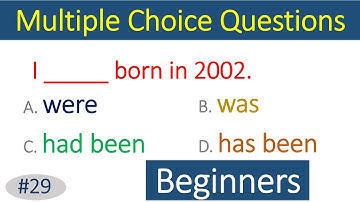 Grammar Quiz: 25 Questions Level Test- Beginner | Mixed grammar Questions | Simple English Test