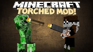 Minecraft: Torched mod - TORCH ROCKETS,LAUNCHERS, GUNS & MORE!