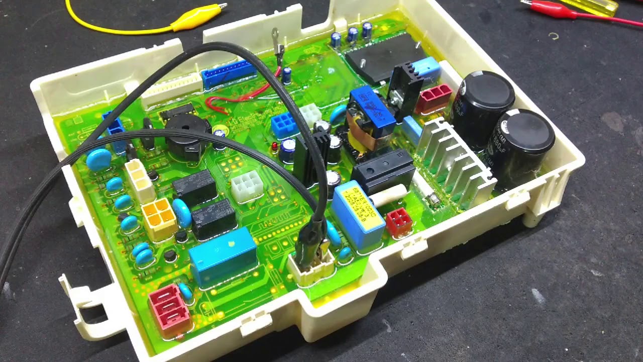 Tarjeta Lavadora LG Inverter, Corto en 12 Vcc, IPM y Puente Rectificador, No Prende Parte 2