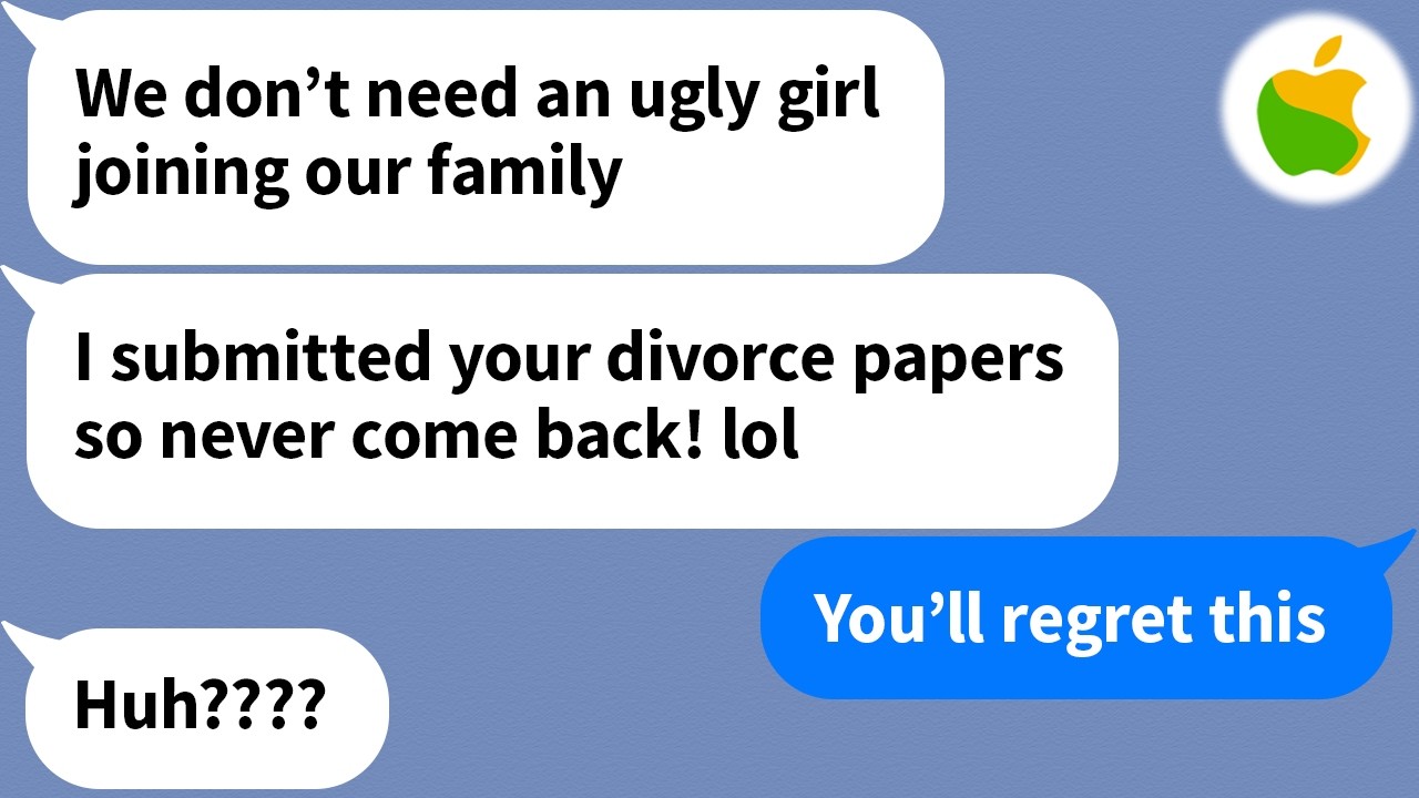 【Apple】 My self-proclaimed beautiful sister-in-law submitted our divorce papers without permission