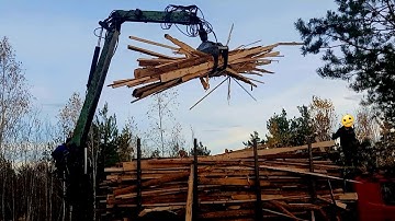 Effortless Wood Transport: How to Load, Transport, and Unload Wood Like a Pro!