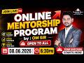 OPEN TO ALL: Online Mentorship Session with OM Sir | Banking Mains Preparation | 08.06.2026 | #ssa